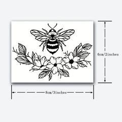 Herbal Juice Tattoo Stickers, Lasts 1-2 Weeks, Waterproof