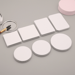 Compact PU Double Sided Cosmetic Mirror for Travel