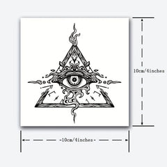 Magic Judgment Eye Waterproof Temporary Tattoo