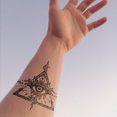 Magic Judgment Eye Waterproof Temporary Tattoo