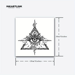 Magic Judgment Eye Waterproof Temporary Tattoo