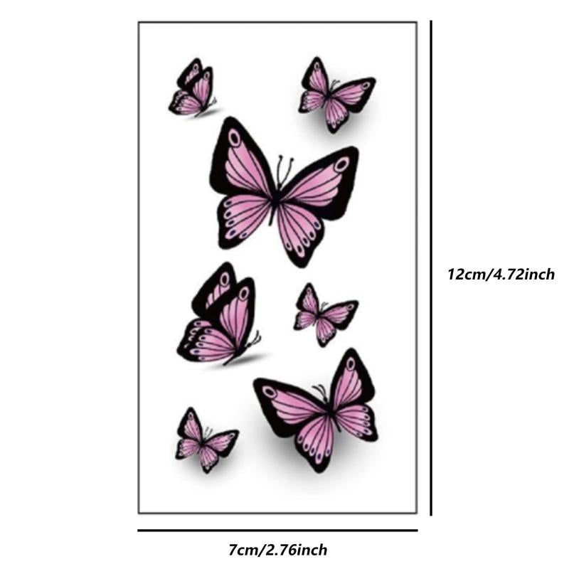 Butterfly Temporary Tattoo Stickers - Christmas Role Play Props