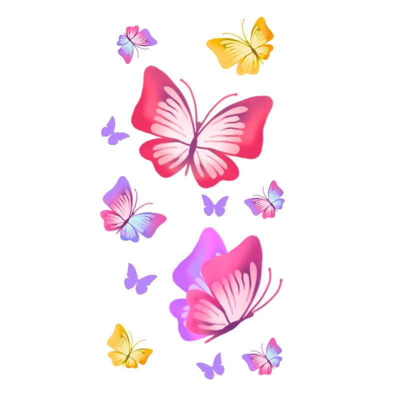Butterfly Temporary Tattoo Stickers - Christmas Role Play Props