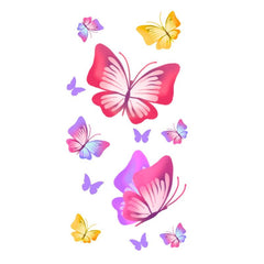 Butterfly Temporary Tattoo Stickers - Christmas Role Play Props