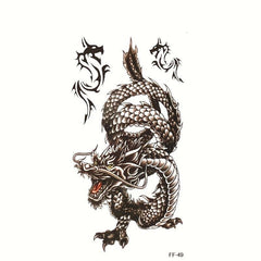 Dragon Temporary Tattoo Waterproof Body Arm Tattoo Sticker