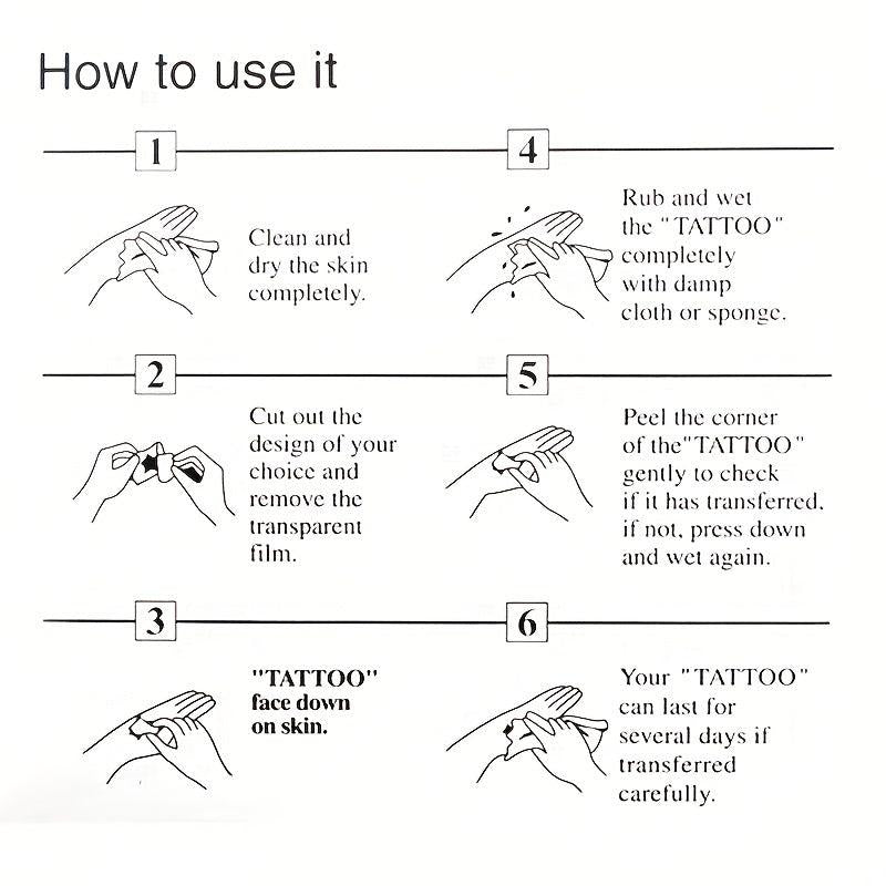 Dragon Temporary Tattoo Waterproof Body Arm Tattoo Sticker
