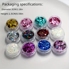 Face Jewelry Pigment Body Face Sequins Glitter Halloween Makeup