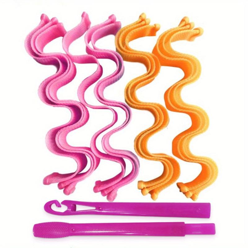 12pcs Heatless Hair Curler Soft Natural Curls Styling Tools