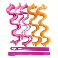 12pcs Heatless Hair Curler Soft Natural Curls Styling Tools
