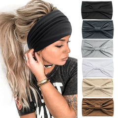 Stretchy Knitted Headband for Yoga Workout and Sports