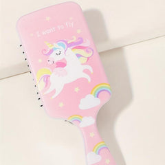 Unicorn Rainbow Pony Air Cushion Comb for Healthy Hair
