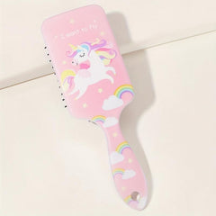 Unicorn Rainbow Pony Air Cushion Comb for Healthy Hair