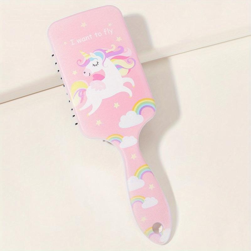 Unicorn Rainbow Pony Air Cushion Comb for Healthy Hair