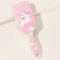 Unicorn Rainbow Pony Air Cushion Comb for Healthy Hair