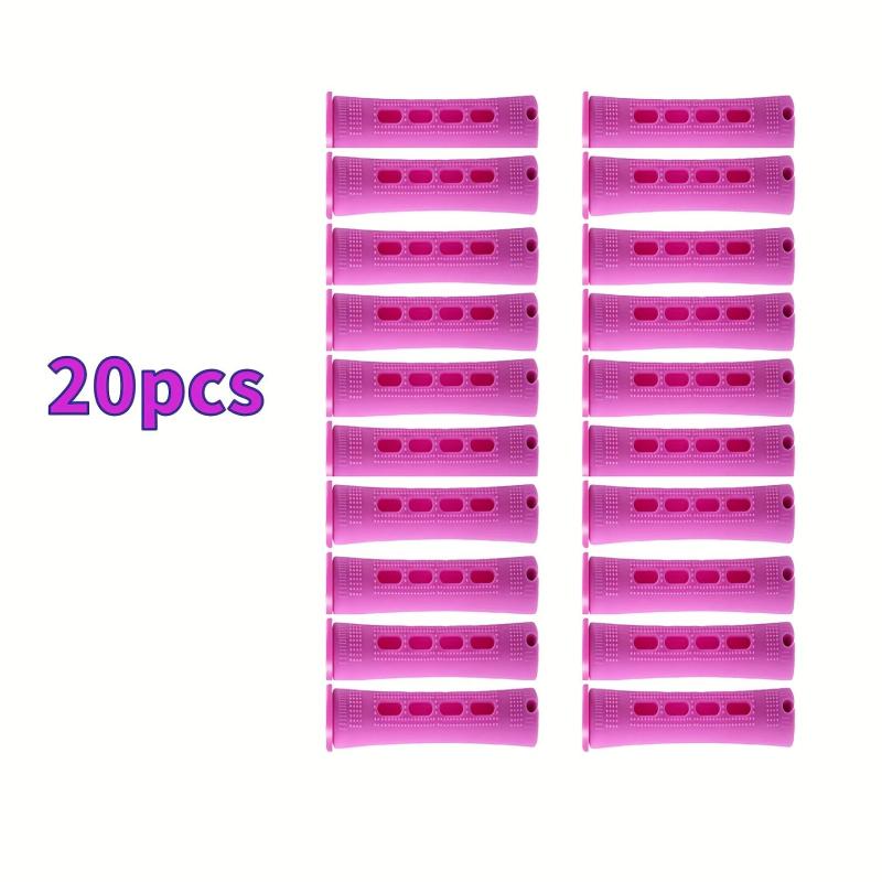 Purple Perm Rods Cold Wave Rods Hair Roller Curlers DIY Stying Tools
