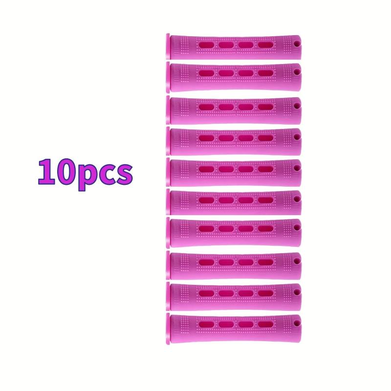 Purple Perm Rods Cold Wave Rods Hair Roller Curlers DIY Stying Tools