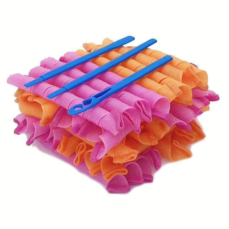 No Heat Hair Curlers Spiral Curlers with Styling Hooks - 40 PCS