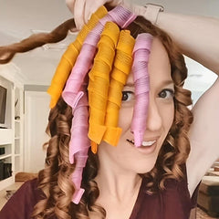 No Heat Hair Curlers Spiral Curlers with Styling Hooks - 40 PCS