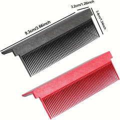 2pcs V Type Hair Straightener Comb Barber Straightening Comb Attachment