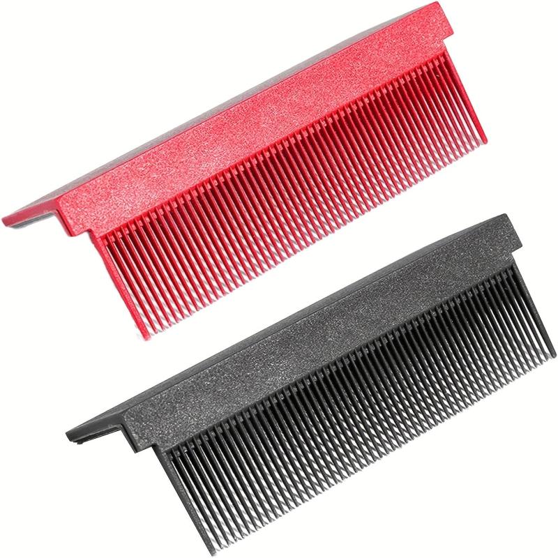 2pcs V Type Hair Straightener Comb Barber Straightening Comb Attachment