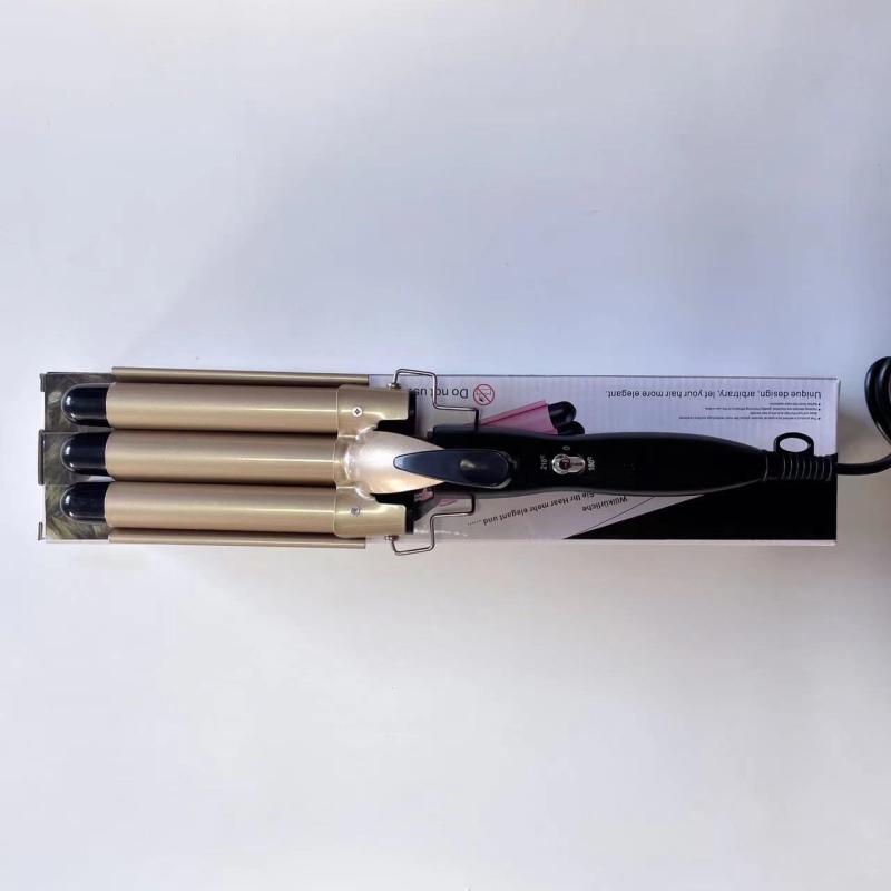 3 Barrel Curling Iron Hair Crimper Professional Hair Curling Wand