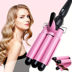 3 Barrel Curling Iron Hair Crimper Professional Hair Curling Wand