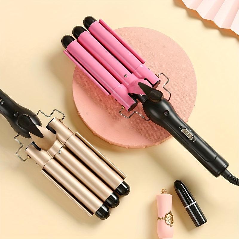 3 Barrel Curling Iron Hair Crimper Professional Hair Curling Wand