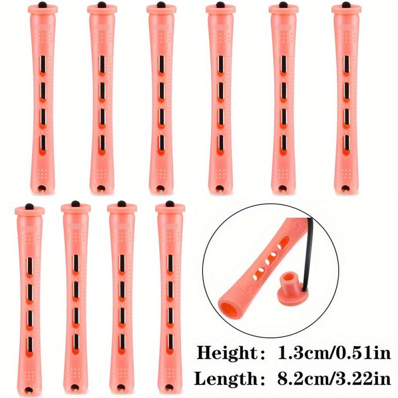 10pcs Long Perm Rods Cold Wave Hair Curling Roller Hairdressing Tools