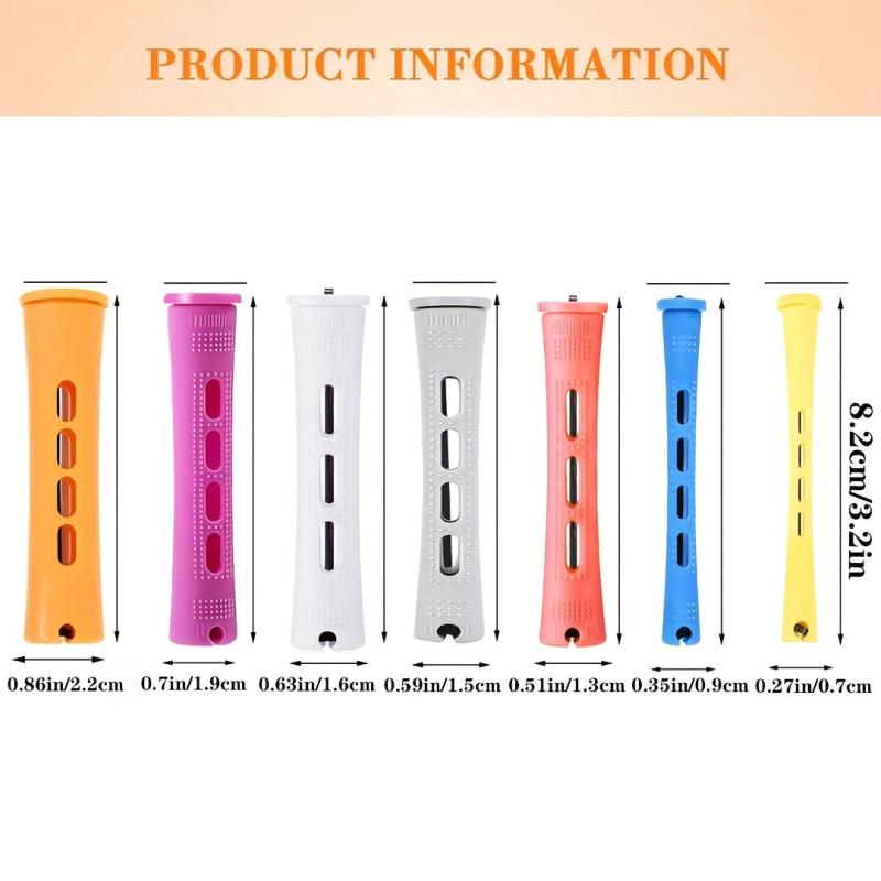 10pcs Long Perm Rods Cold Wave Hair Curling Roller Hairdressing Tools