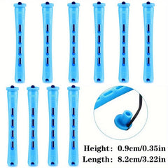 10pcs Long Perm Rods Cold Wave Hair Curling Roller Hairdressing Tools