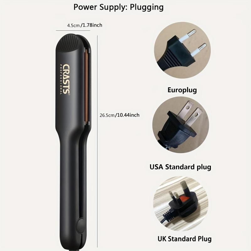 Professional Hair Straightener & Curling Iron - DIY Styling Flat Iron
