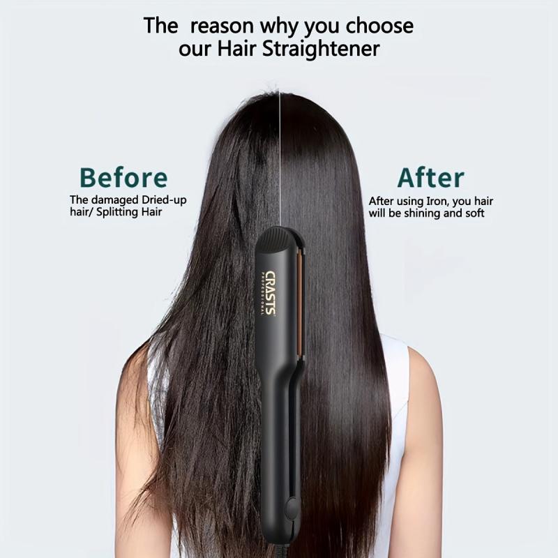 Professional Hair Straightener & Curling Iron - DIY Styling Flat Iron