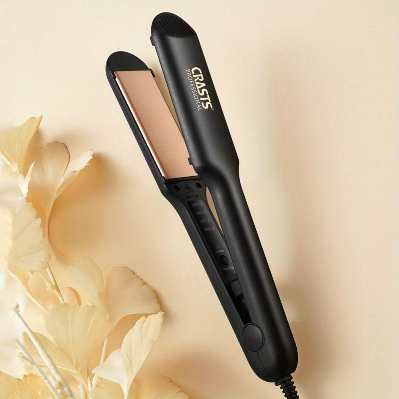 Professional Hair Straightener & Curling Iron - DIY Styling Flat Iron