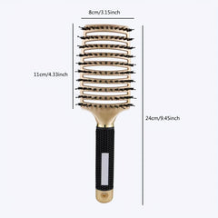 Large Curved Detangling Hair Brush Scalp Massage Hair Brush