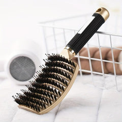Large Curved Detangling Hair Brush Scalp Massage Hair Brush