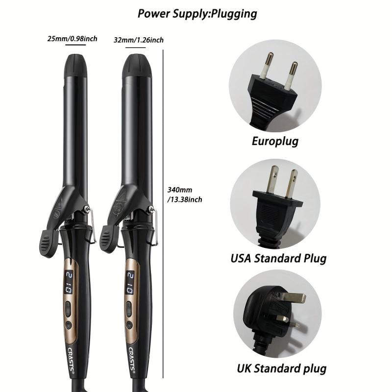Portable Hair Curling Iron Professional Hair Curler For Home Travel Use