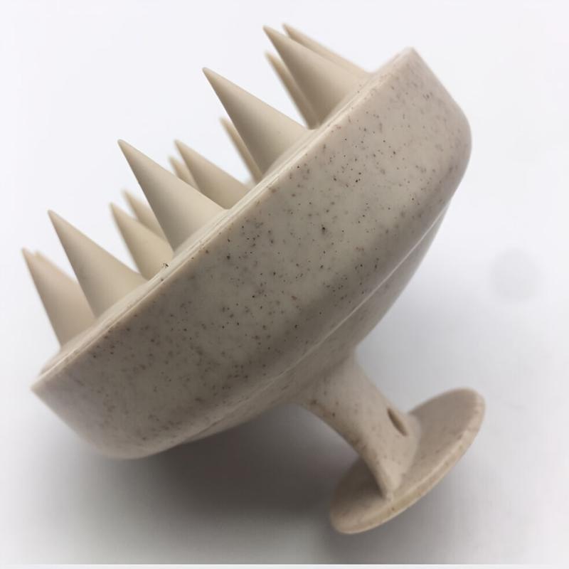 Silicone Shampoo Brush Hair Washing Scalp Massager