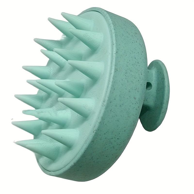 Silicone Shampoo Brush Hair Washing Scalp Massager