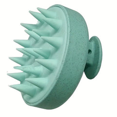Silicone Shampoo Brush Hair Washing Scalp Massager
