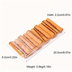 10pcs Cold Wave Perm Rods Set Hair Curling Rods For Long Hair