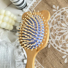 Bear Ear Hair Comb Scalp Massage Bamboo Air Cushion Comb