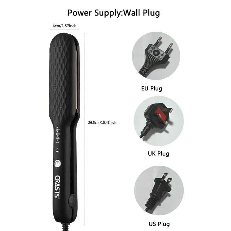 Dual purpose Hair Curler Hair Straightener Hair Styling Wide Flat Iron