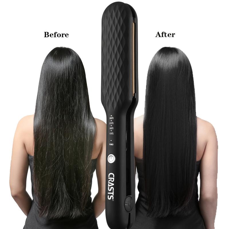 Dual purpose Hair Curler Hair Straightener Hair Styling Wide Flat Iron
