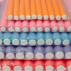 10Pcs Heatless Hair Rollers Flexible Twist Curling Rods Bendy Hair Curlers