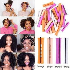 40pcs DIY Perm Rods Set No Heat Hair Curling Rods For Hair Styling