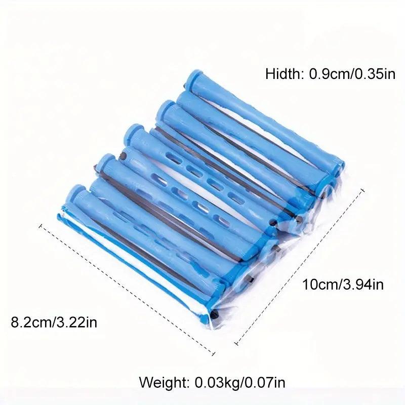 10pcs Cold Perm Rods Set Wave Rods Hair Rollers Hair Curling Rods