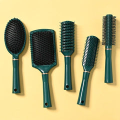 Detangling Brush Anti Static Hairbrush Silicone Base Blow Drying Comb
