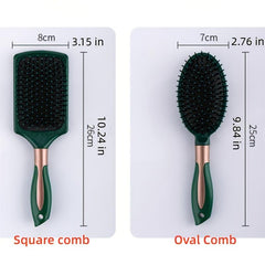 Green Detangling Comb Airbag Comb Scalp Massage Hair Brush