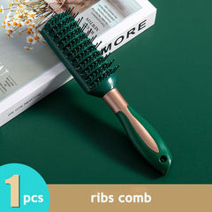 Green Detangling Comb Airbag Comb Scalp Massage Hair Brush