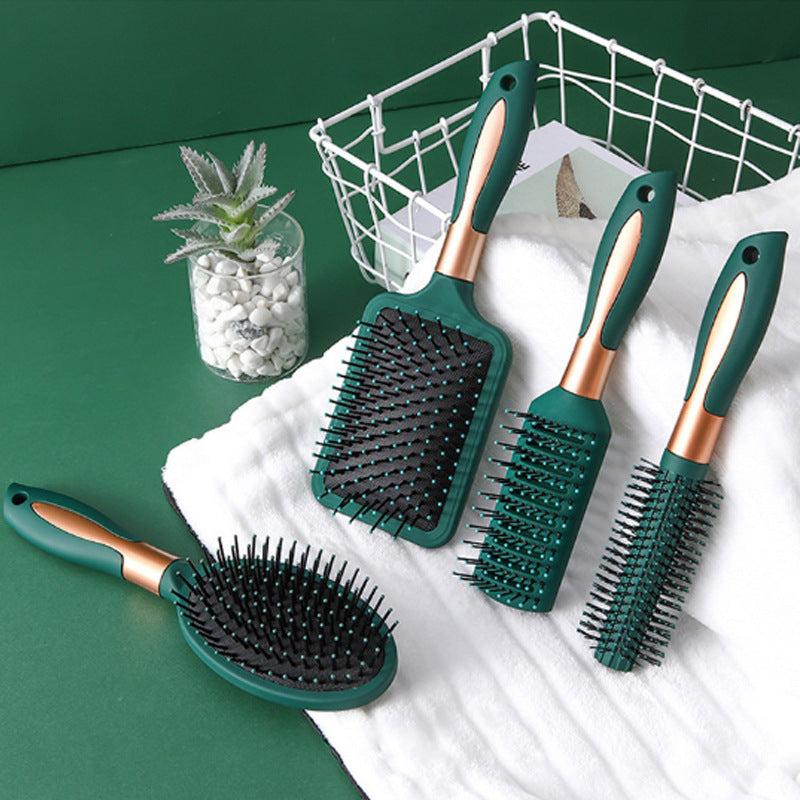 Green Detangling Comb Airbag Comb Scalp Massage Hair Brush